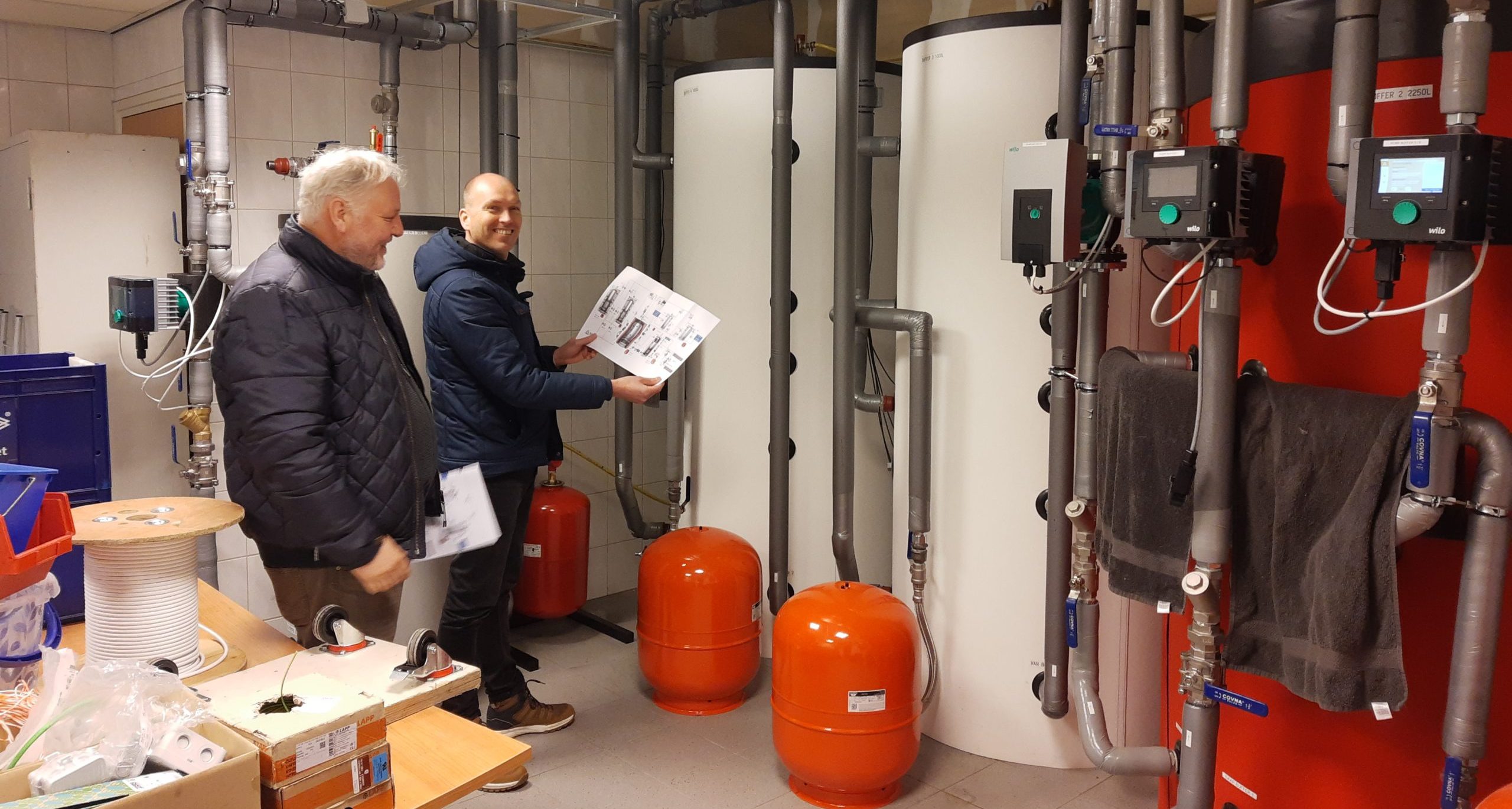 Op locatie; in bedrijf stellen